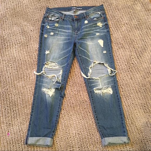 New York & Company Denim - Destroyed Boyfriend Fit NY&CO Jeans